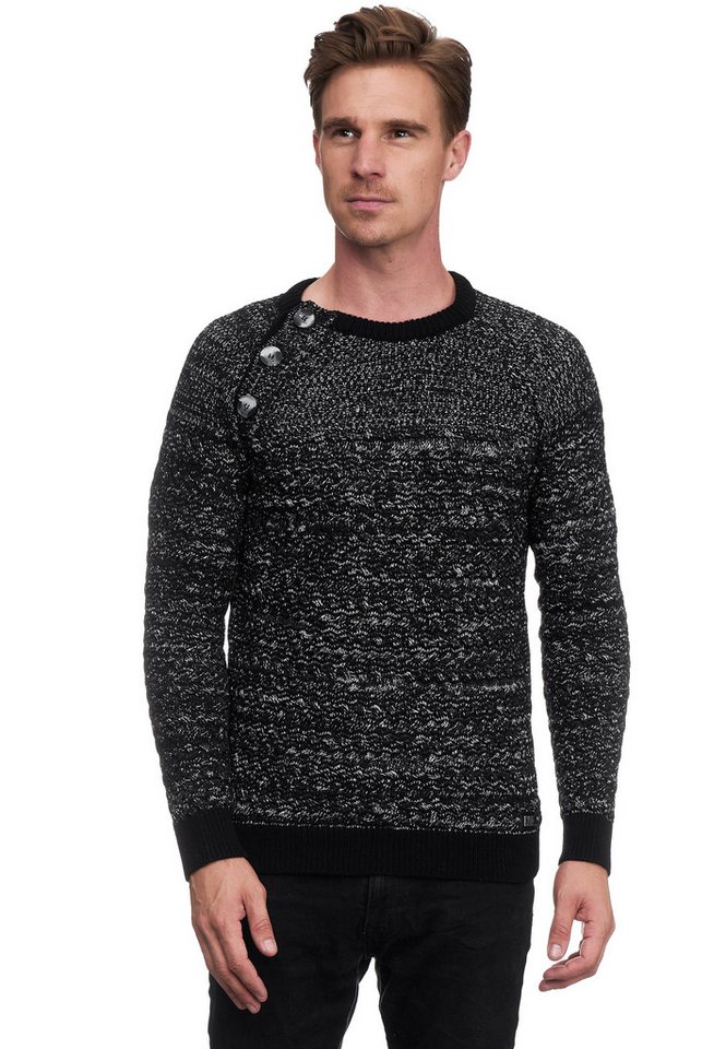Rusty Neal Strickpullover mit modischen Knöpfen von Rusty Neal