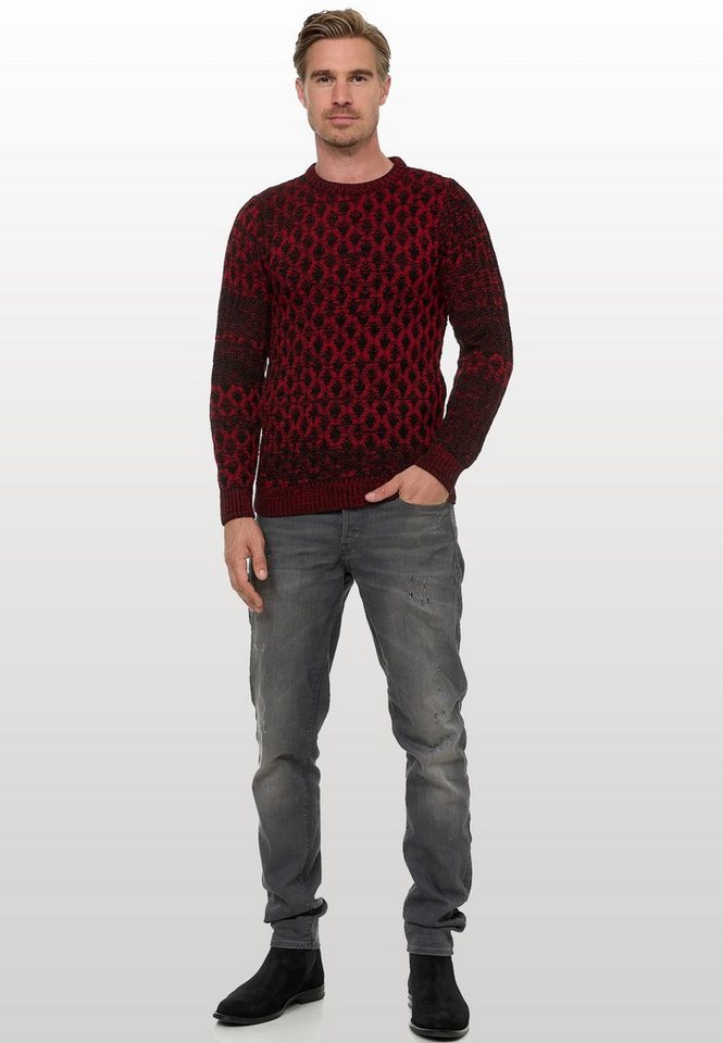 Rusty Neal Strickpullover mit schönem Muster von Rusty Neal