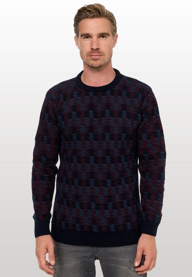 Rusty Neal Strickpullover mit schöner Musterung von Rusty Neal