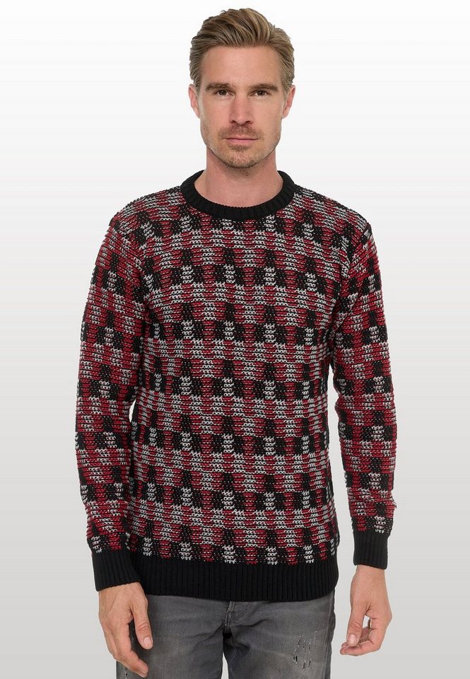 Rusty Neal Strickpullover mit schöner Musterung von Rusty Neal