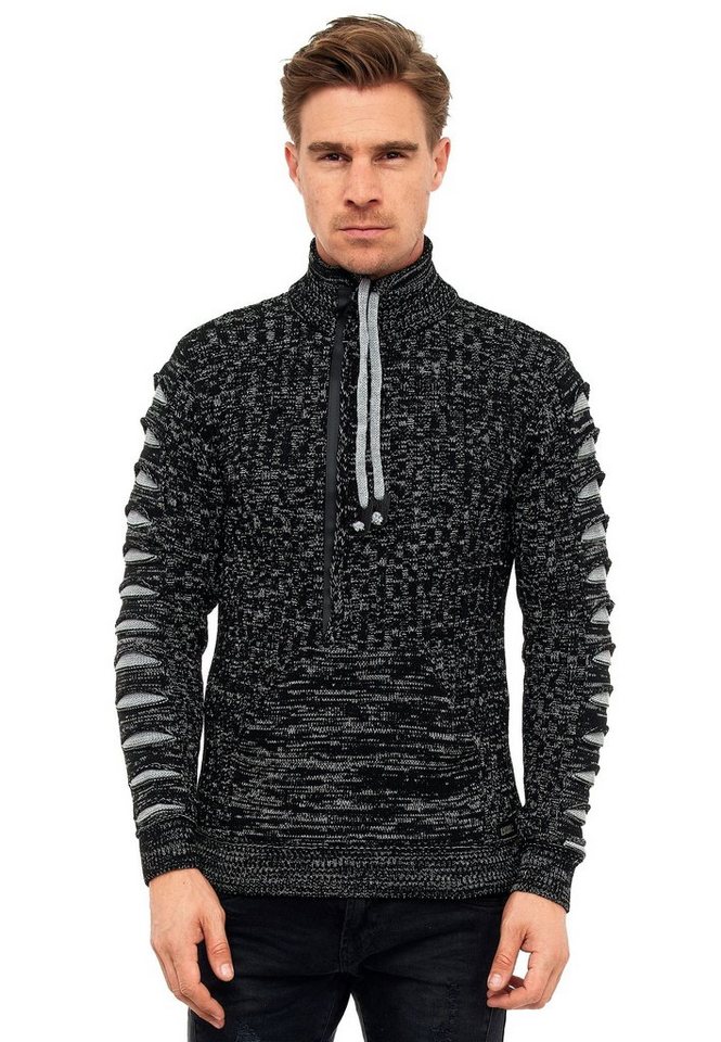 Rusty Neal Strickpullover mit stylischem Ausschnitt von Rusty Neal