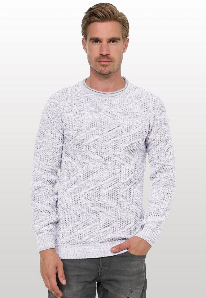 Rusty Neal Strickpullover mit stylischem Muster von Rusty Neal