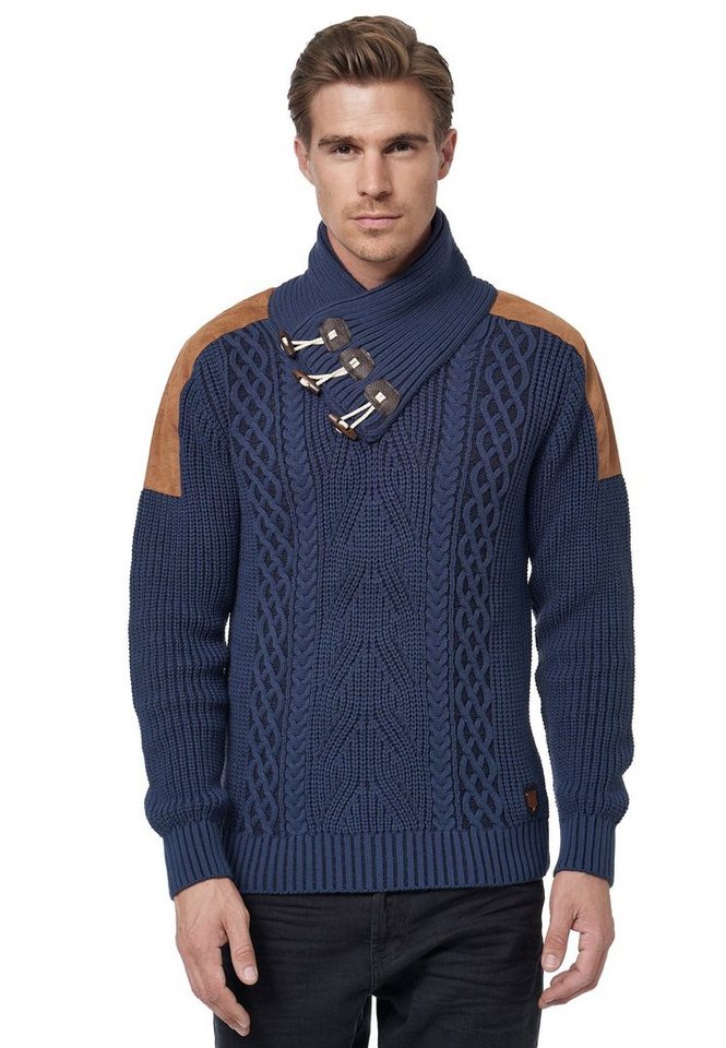 Rusty Neal Strickpullover mit trendigem Strickmuster Rusty Neal Strickpullover mit trendigem Strickmuster von Rusty Neal