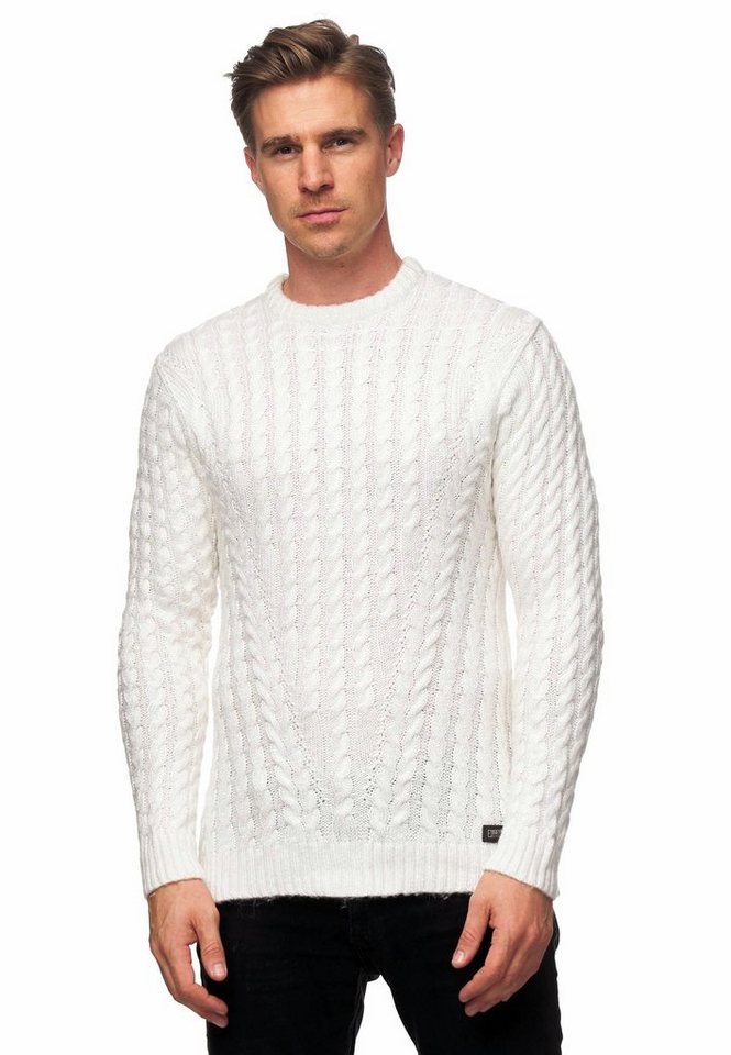 Rusty Neal Strickpullover mit trendigem Zopfmuster Rusty Neal Strickpullover mit trendigem Zopfmuster von Rusty Neal