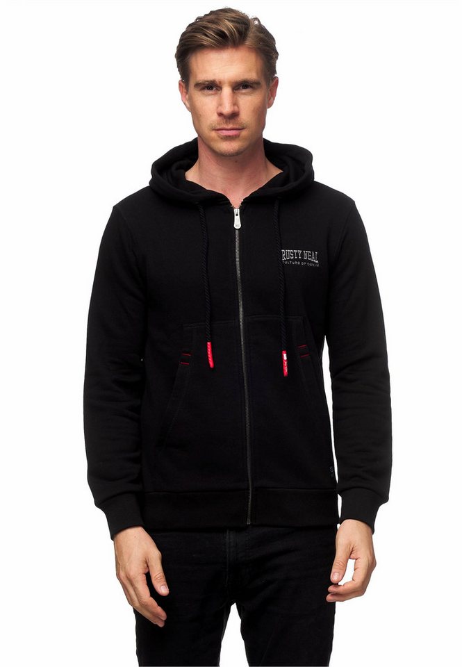 Rusty Neal Sweatjacke mit lässigen Taschen von Rusty Neal