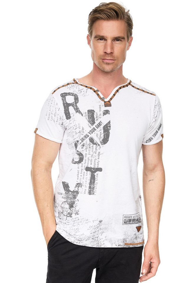 Rusty Neal T-Shirt im Used-Look von Rusty Neal