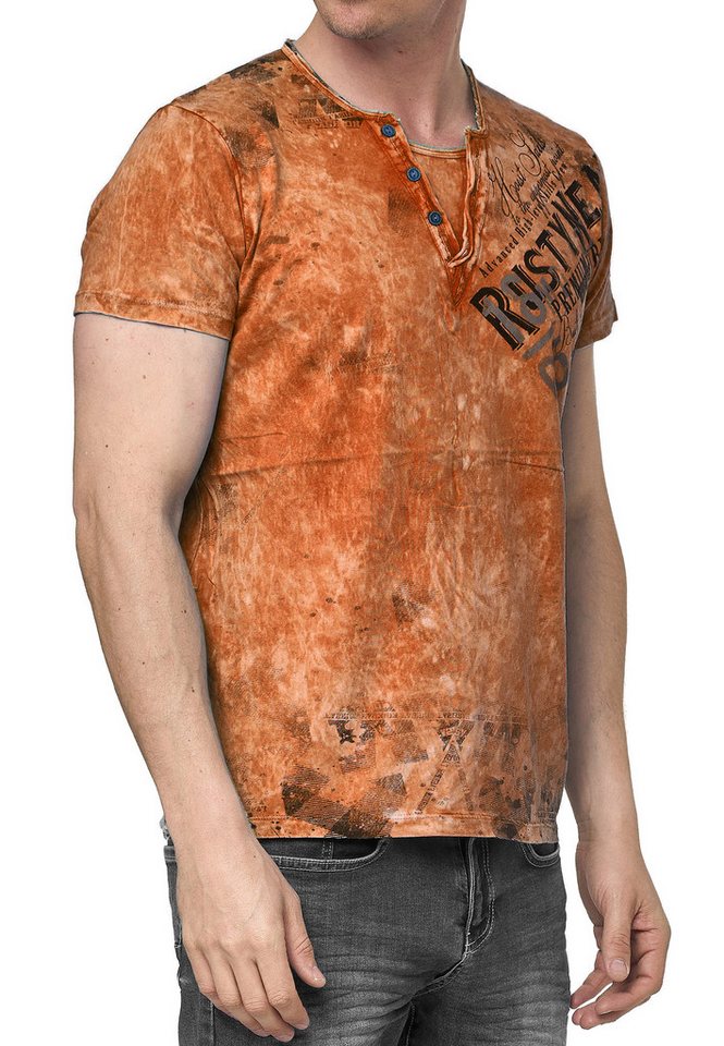 Rusty Neal T-Shirt im coolen Used-Look-Design von Rusty Neal