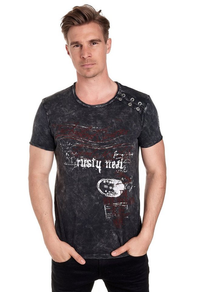Rusty Neal T-Shirt in tollem Vintage-Look von Rusty Neal