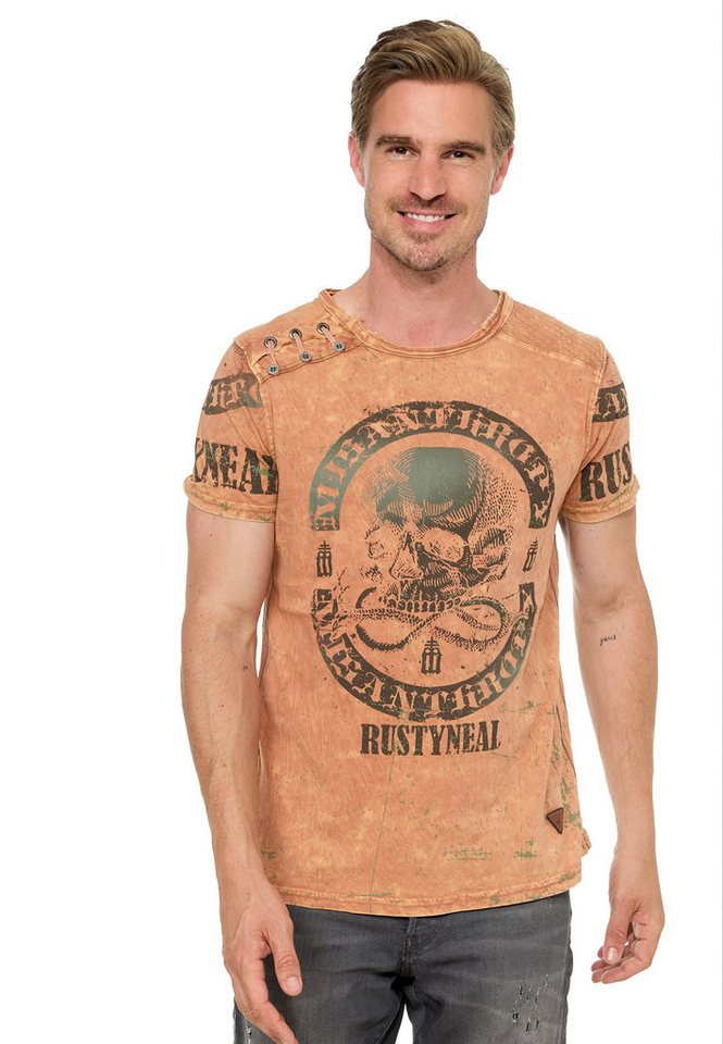 Rusty Neal T-Shirt mit Markenprint von Rusty Neal