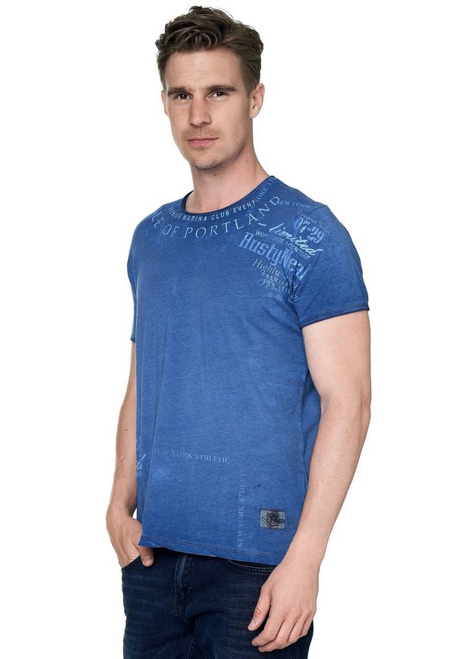 Rusty Neal T-Shirt mit modernem Print von Rusty Neal