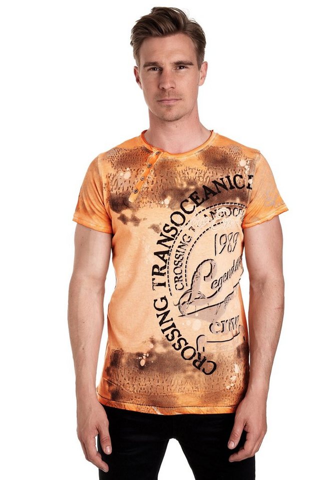 Rusty Neal T-Shirt mit plakativem Frontprint von Rusty Neal