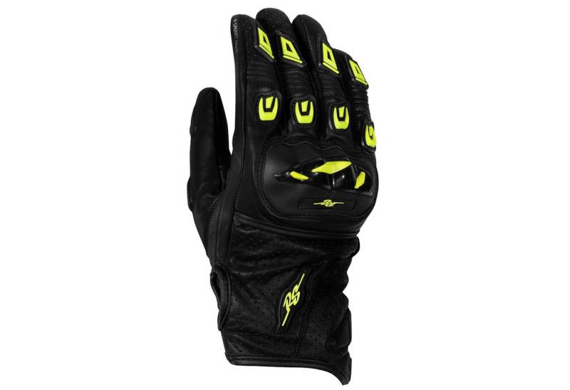 Rusty Stitches Motorradhandschuhe Rusty Stitches Handschuh Quinn Schwarz-Neongelb XXL von Rusty Stitches