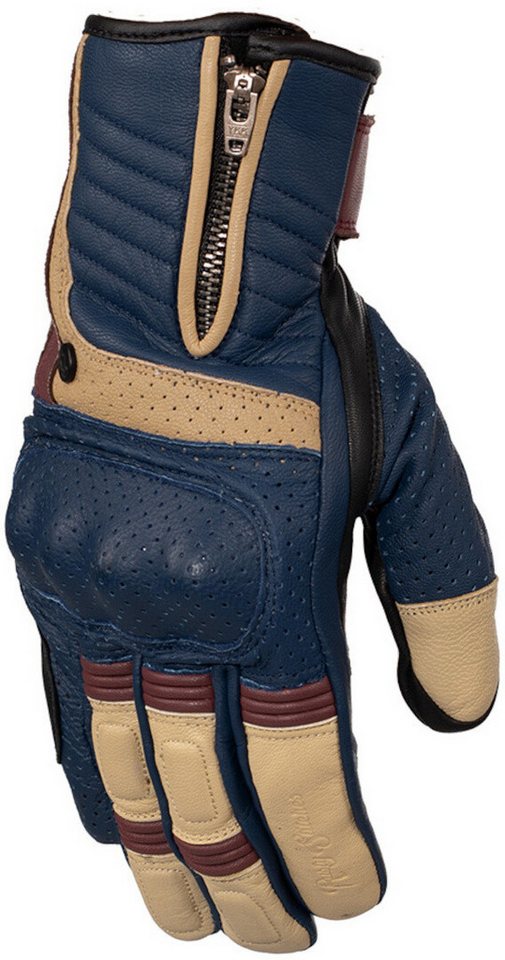 Rusty Stitches Motorradhandschuhe Simon Retro Motorrad Handschuhe von Rusty Stitches