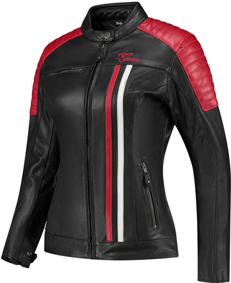 Rusty Stitches Motorradjacke Alice Damen Motorrad Lederjacke von Rusty Stitches