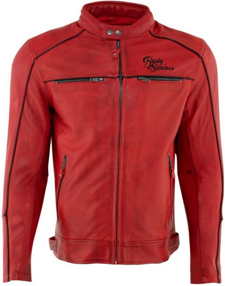 Rusty Stitches Motorradjacke Chase Motorrad Lederjacke von Rusty Stitches