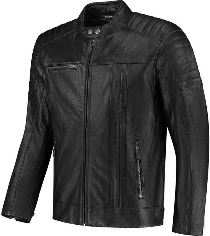 Rusty Stitches Motorradjacke Cooper Motorrad Lederjacke herausnehmbares Innenfutter von Rusty Stitches