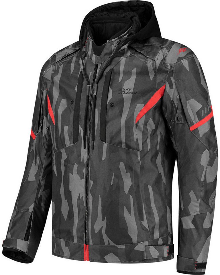 Rusty Stitches Motorradjacke Dylan Wasserdichte Motorrad Textiljacke (winddicht, wasserdicht) wasserdicht von Rusty Stitches
