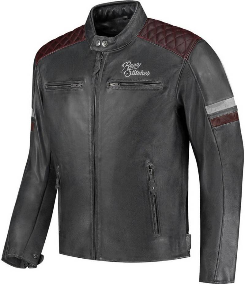 Rusty Stitches Motorradjacke Jari V2 Motorrad Lederjacke von Rusty Stitches