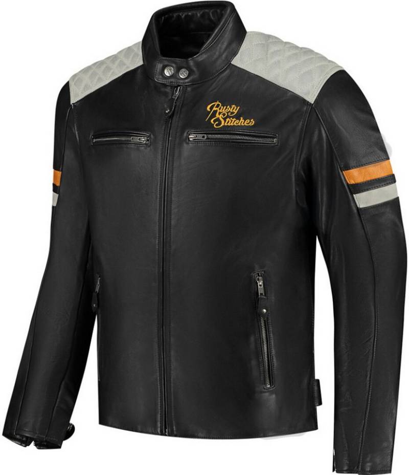 Rusty Stitches Motorradjacke Jari V2 Motorrad Lederjacke von Rusty Stitches