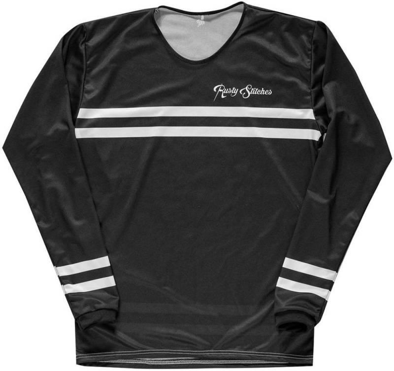 Rusty Stitches Motorradjacke Jersey Flattrack Stripes von Rusty Stitches