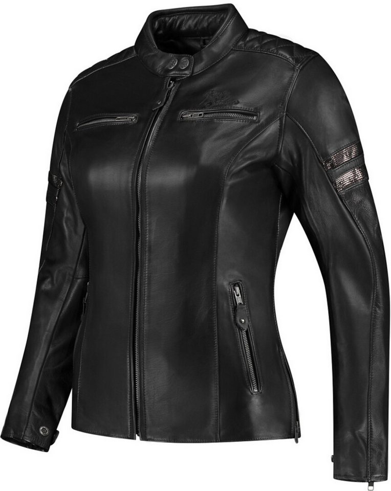 Rusty Stitches Motorradjacke Joyce V2 Damen Motorrad Lederjacke von Rusty Stitches