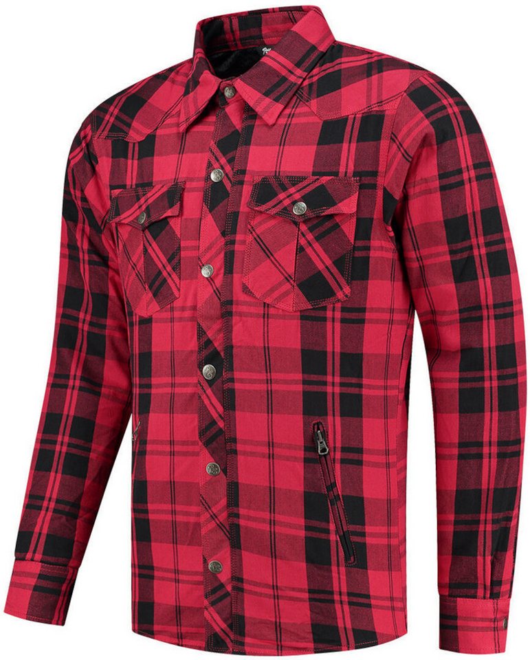 Rusty Stitches Motorradjacke Neil Motorrad Hemd von Rusty Stitches