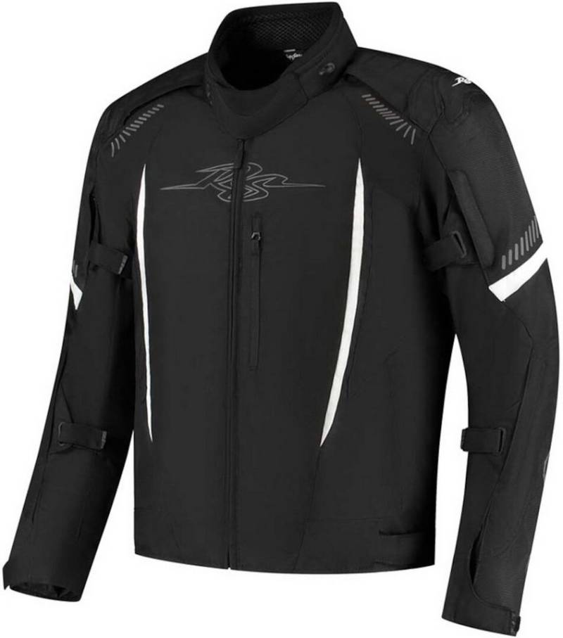 Rusty Stitches Motorradjacke Pete wasserdichte Motorrad Textiljacke herausnehmbares Innenfutter,wasserdicht von Rusty Stitches