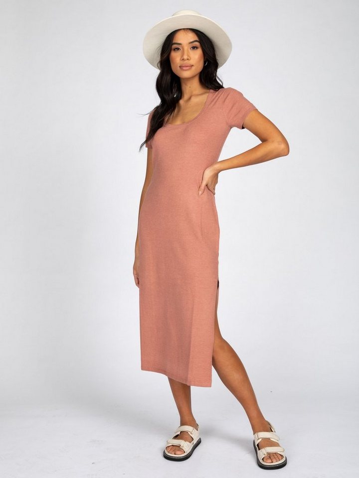 Rusty Midikleid SUNDAY SHORT SLEEVE MIDI DRESS KNIT Rusty Midikleid SUNDAY SHORT SLEEVE MIDI DRESS KNIT von Rusty