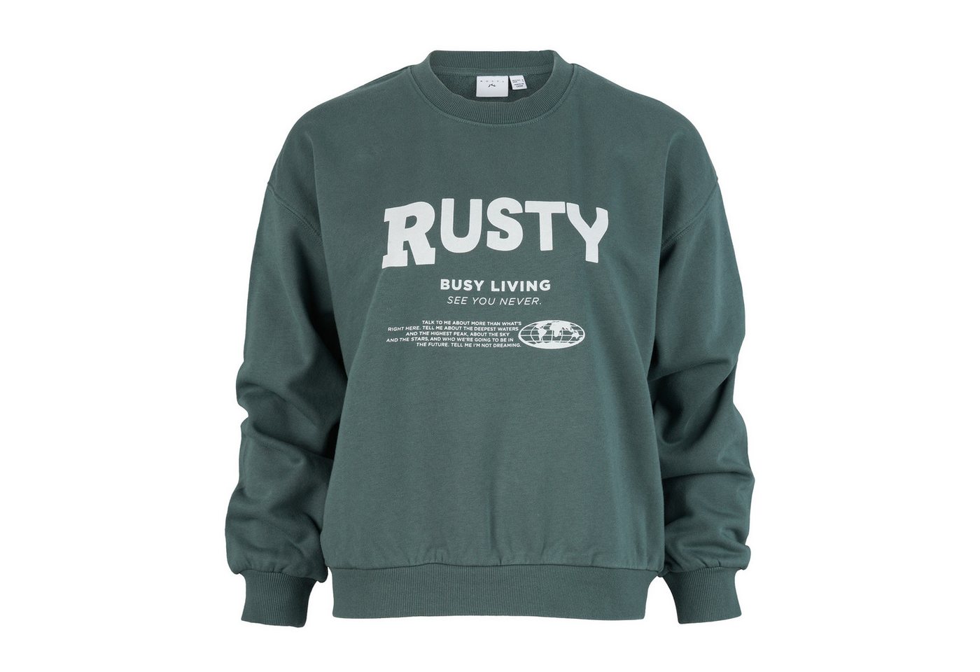 Rusty Sweatshirt BUSY LIVING RELAXED CREW FLEECE Rusty Sweatshirt BUSY LIVING RELAXED CREW FLEECE von Rusty