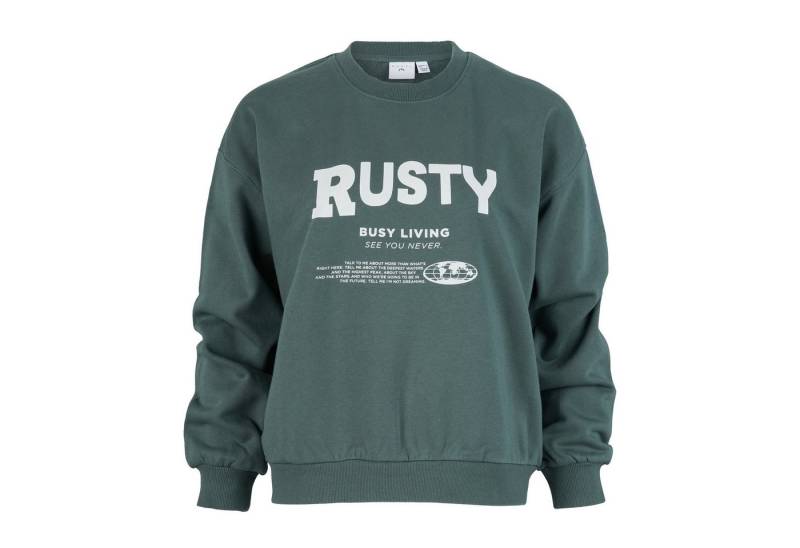 Rusty Sweatshirt BUSY LIVING RELAXED CREW FLEECE von Rusty