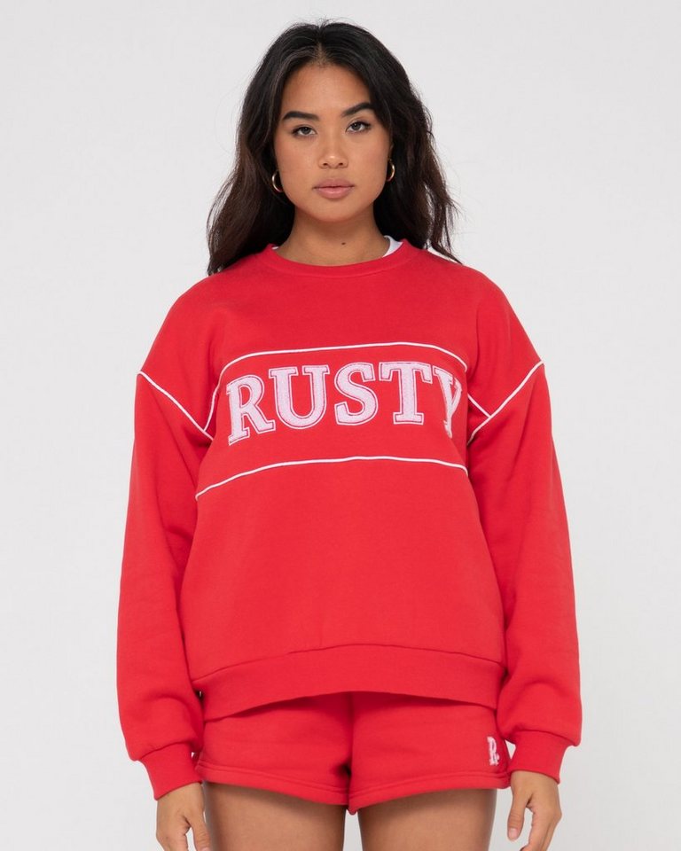 Rusty Sweatshirt LINE OVERSIZE CREW FLEECE von Rusty