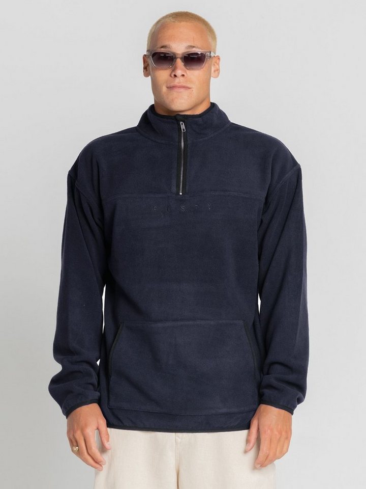 Rusty Sweatshirt POLARIZED 1/4 ZIP POLAR FLEECE von Rusty