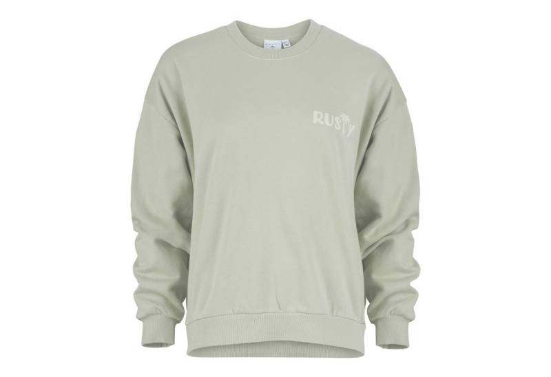 Rusty Sweatshirt RUSTY PALM RELAXED CREW FLEECE von Rusty
