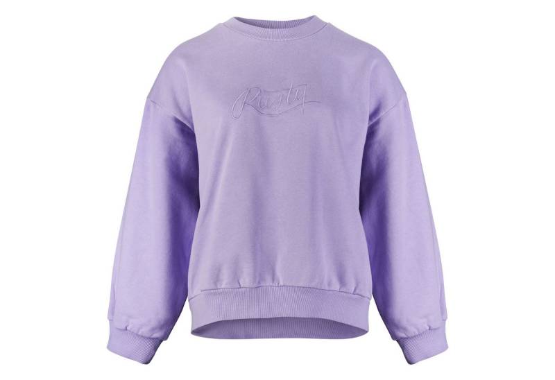 Rusty Sweatshirt RUSTY SCRIPT OVERSIZE CREW NECK FLEECE von Rusty