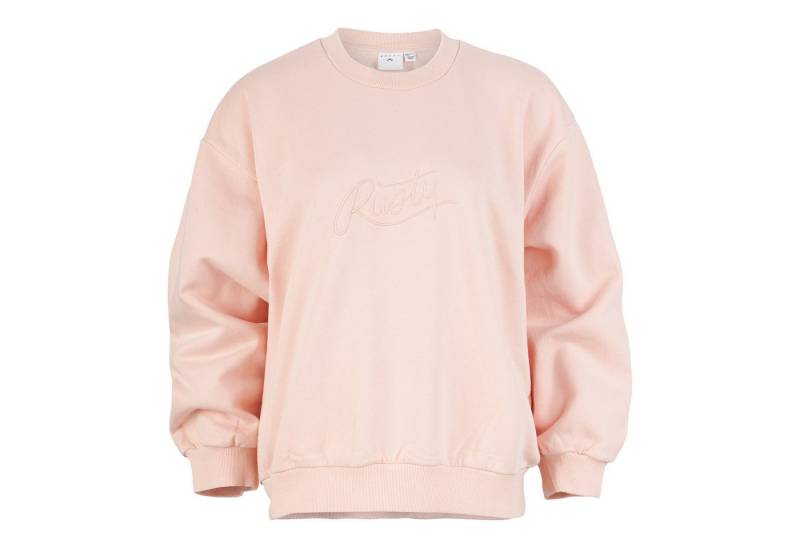 Rusty Sweatshirt RUSTY SCRIPT OVERSIZE CREW NECK FLEECE von Rusty