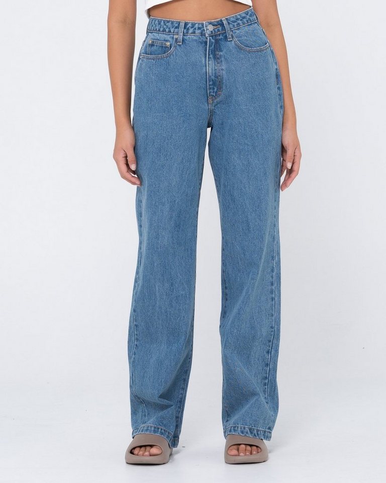 Rusty Weite Jeans HIGH BAGGY JEAN - Sea Blue von Rusty