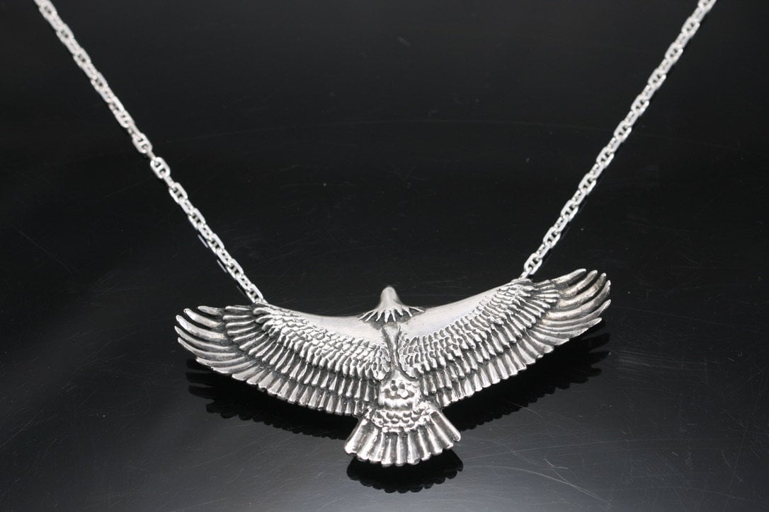 Adler Anhänger Halskette Adler Anhänger Halskette von RustyClaw