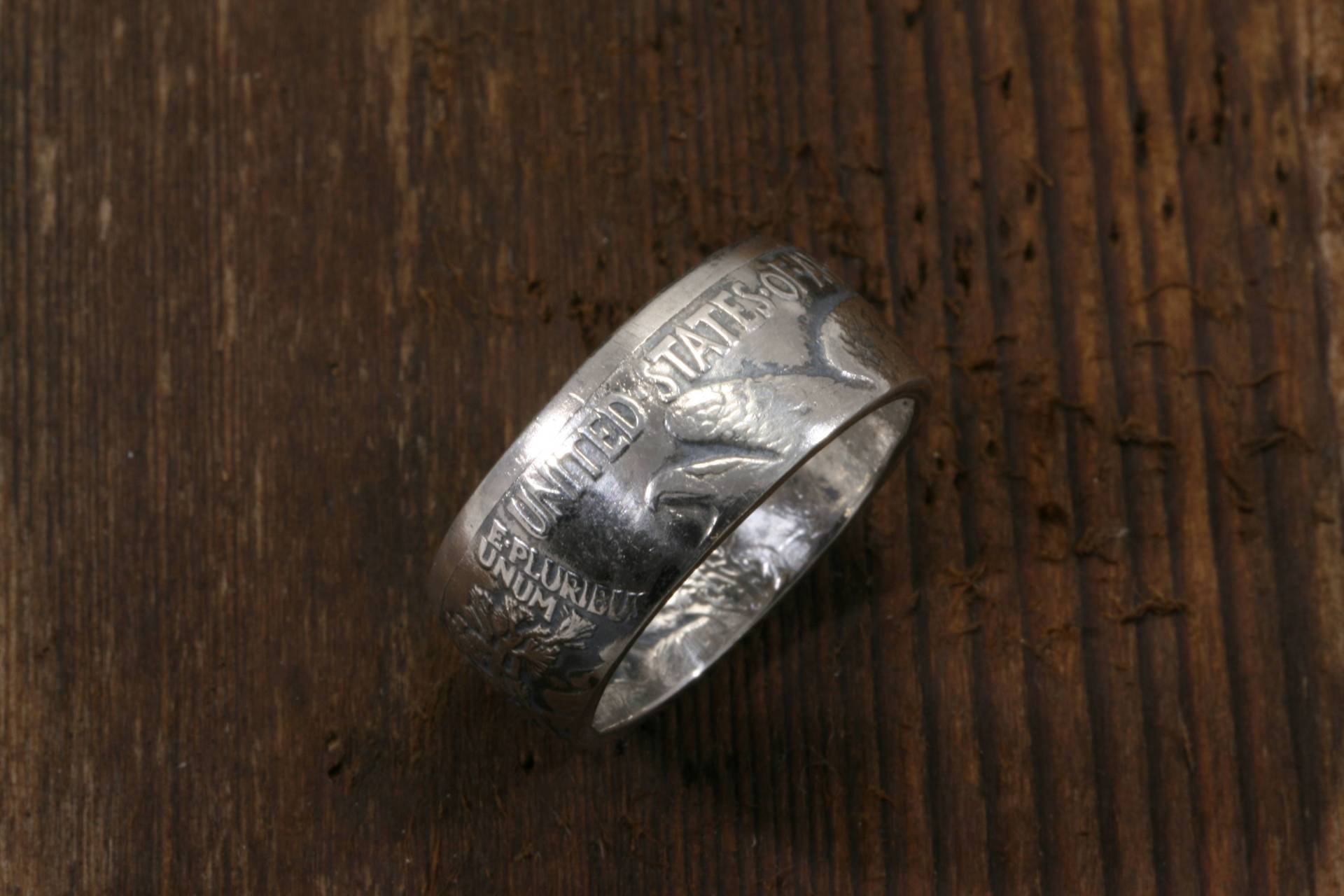 Gehender Freiheits-Halber Dollar-Silbermünzenring Ii Gehender Freiheits-Halber Dollar-Silbermünzenring Ii von RustyClaw