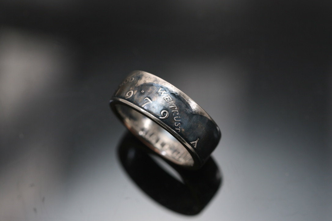 Kennedy Half Dollar Geburtsjahr Münze Ring I 1971-Laufendes Jahr Kennedy Half Dollar Geburtsjahr Münze Ring I 1971-Laufendes Jahr von RustyClaw