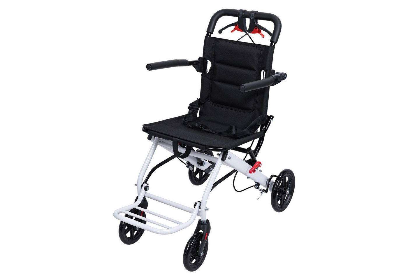 Rutaqian Rollstuhl Leichter Aluminium-Rollstuhl, zusammenklappbarer Transportrollstuhl, Belastbarkeit 180 lbs, Rollstuhl für schmale Türen Rutaqian Rollstuhl Leichter Aluminium-Rollstuhl, zusammenklappbarer Transportrollstuhl, Belastbarkeit 180 lbs, Rollstuhl für schmale Türen von Rutaqian