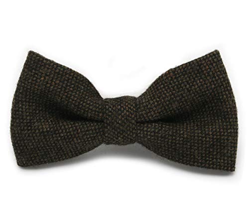 Ruth&Boaz Men's Wool Blend Bow Tie(Tweed Olive) von Ruth&Boaz