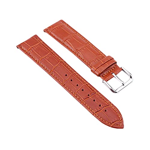 10-24mm Herren Klassisch Komfortables und Weiches Uhrenarmband Echtes Leder Uhrenarmband Ersatzzubehör, 24mm. von Ruthlessliu