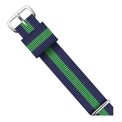 12–22mm Nationalflaggen-Streifendruck-Nylon Armband, bequemer und wasserdichter gewebter Nylon Uhrenarmband-Ersatz, 22mm von Ruthlessliu