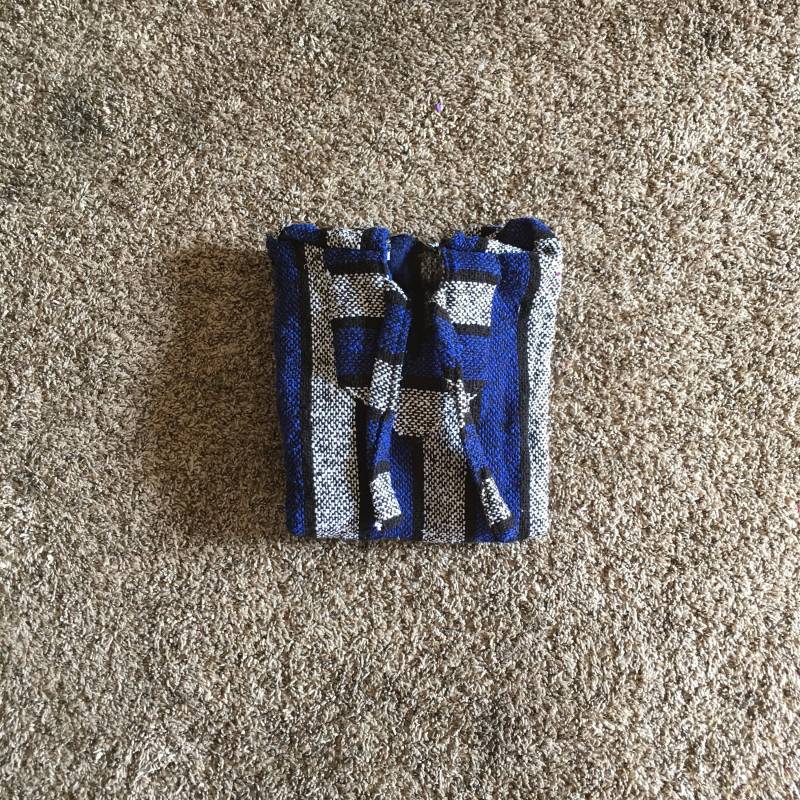 Blau Weiß Und Schwarz Mexiko Baja Kapuzenjacke Jerga Erwachsene Größe Klein Blau Weiß Und Schwarz Mexiko Baja Kapuzenjacke Jerga Erwachsene Größe Klein von RuvalcababMade