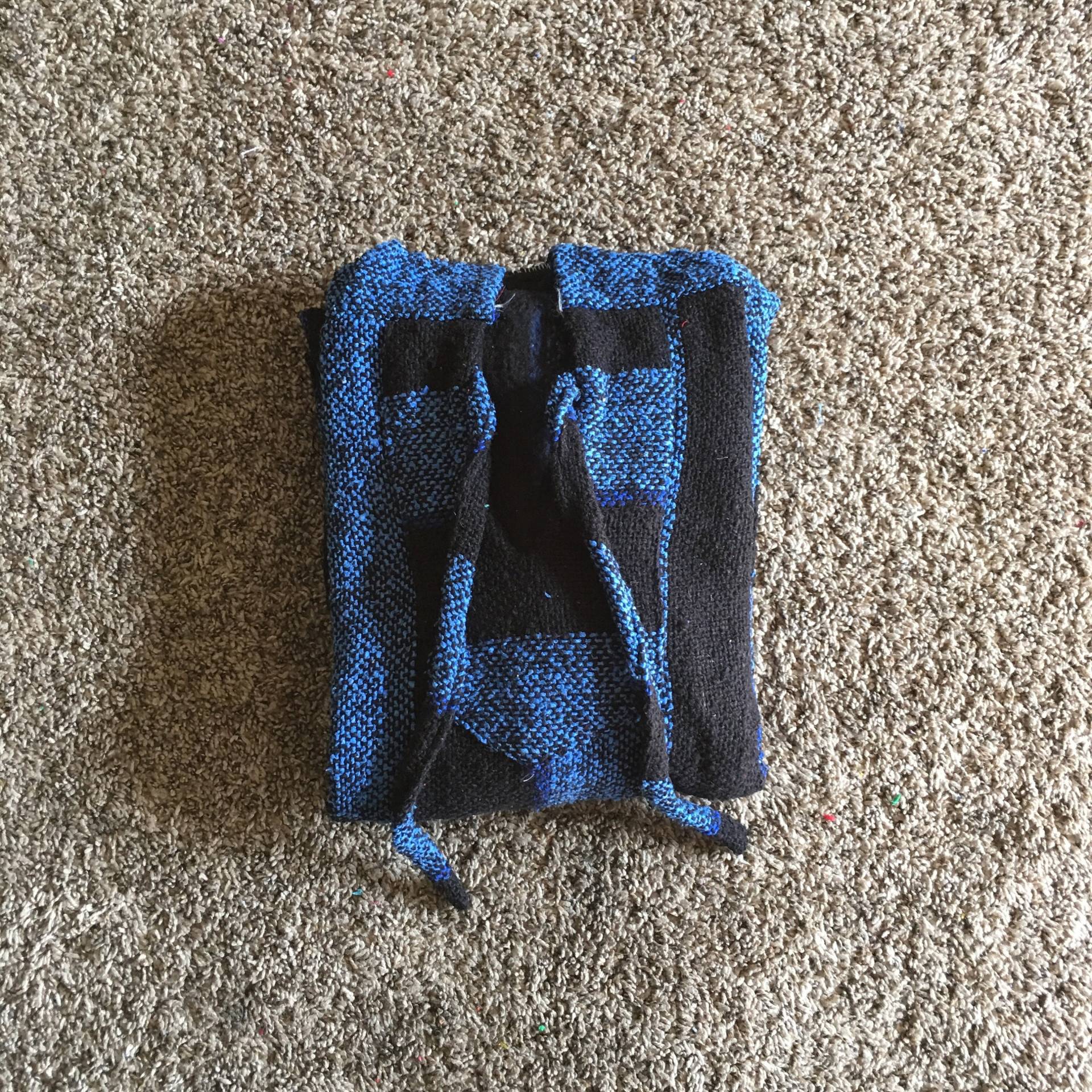 Schwarz Und Blau Mexiko Baja Hoodie Jacke Jerga Erwachsene Größe Medium Schwarz Und Blau Mexiko Baja Hoodie Jacke Jerga Erwachsene Größe Medium von RuvalcababMade