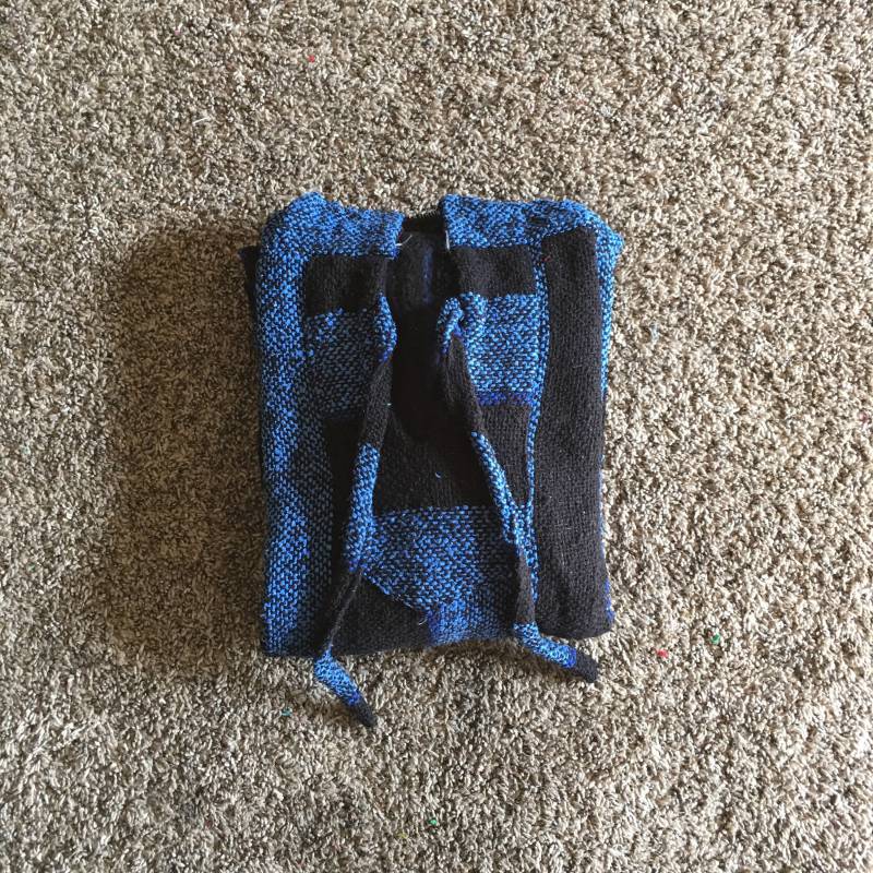 Schwarz Und Blau Mexiko Baja Hoodie Jacke Jerga Erwachsene Größe Medium Schwarz Und Blau Mexiko Baja Hoodie Jacke Jerga Erwachsene Größe Medium von RuvalcababMade