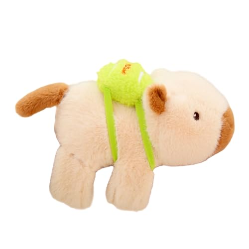 Ruwshuuk Capybara Klapparmband,Capybara Plüschtier-Schnapparmband - Weiches Wickelarmband Für Mädchen Kinder Und Erwachsene Als Tragbares Kuscheltier-Accessoire von Ruwshuuk