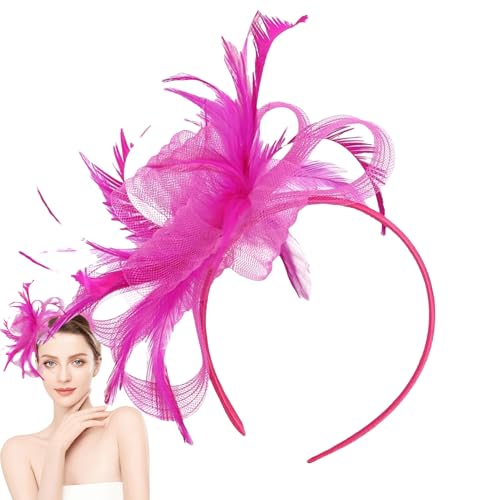 Ruwshuuk Federkopfschmuck | Kopfschmuck Fascinators | Kleine Hüte Netzhauben Haarschmuck Täglich Damen Feste Kostümpartys Gesellschaftliche Anlässe Hochzeiten von Ruwshuuk
