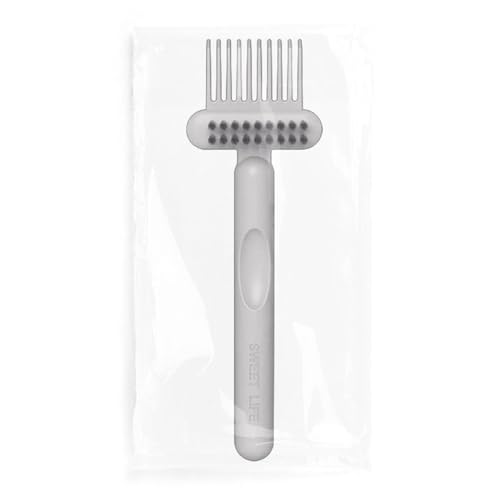 Ruwshuuk Haarbürsten Reiniger Tool,Haarbürsten Reiniger Zur Entfernung Von Staub | 2-in-1 Reinigungsrakel Für Entwirren Schmuckentfernung Reise Salon Haushalt Friseur Männer Frauen von Ruwshuuk