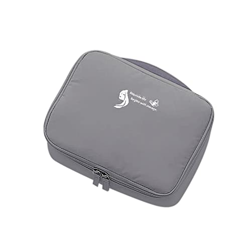 Ruwshuuk Kompakte Kulturbeutel, tragbare Hautpflege-Reisetasche, faltbare Make-up-Tasche, Kleideraufbewahrung, Organizer, multifunktionaler Make-up-Koffer für Lidschatten, Make-up-Palette, von Ruwshuuk